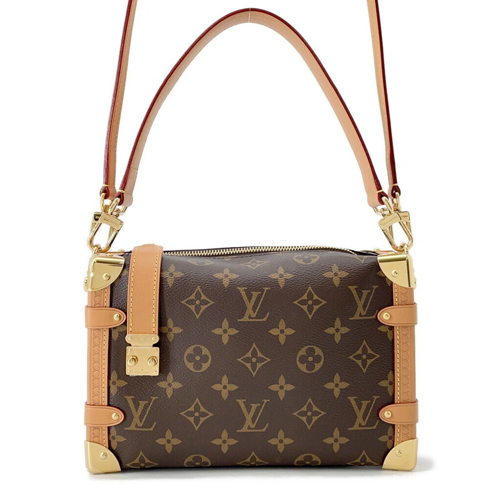 Louis Vuitton Monogram Side Trunk Handbag Shoulder